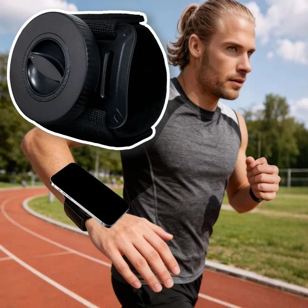 

Creative Running Magnetic Phone Stand 360°Rotated Adjustable Wristband Magnetic Wrist Strap Detachable Lightweight