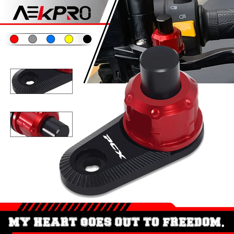 pcx Motorcycle Handle Brake Lever Semi-automatic Parking Switch For HONDA PCX155 PCX160 PCX125 PCX Parking Auxiliary Button Lock