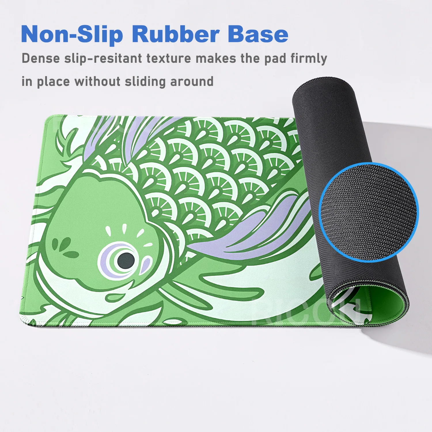 Chinese Carp Mouse Pad Office Accessories Large Gaming Desk Mat HD XXL XS Keyboard Mouse Mat Koi Fish Mousepad Yin-Yang Tablemat