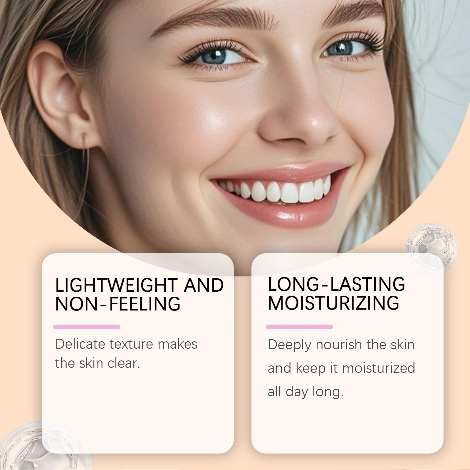 Różowy krem podkład zmieniający kolor, korektor, makijaż, nawilżający, lekki, kryjący niedoskonałości skóry, naturalny wygląd zephoco