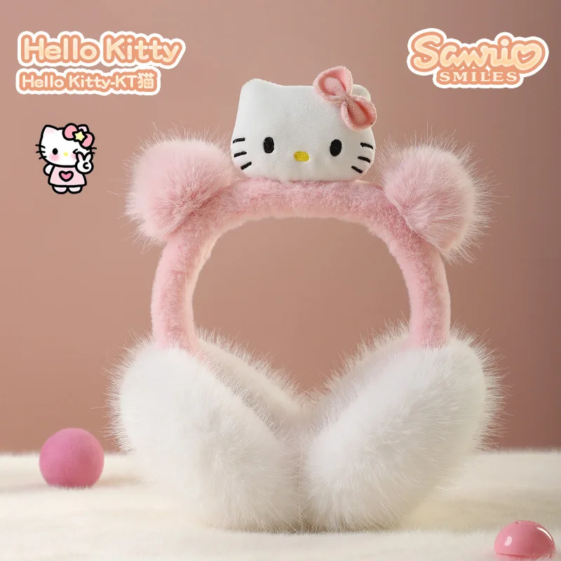 1 قطعة لـ Kuromi Earmuff الإبداعية الكرتون أنيمي الطرفية الخريف والشتاء في الهواء الطلق الدافئة يندبروف الأذن يفشل الهدايا #1