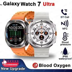 2025 nuevo para Samsun Galaxy 7 AMOLED reloj inteligente hombres glucosa en sangre ritmo cardíaco Bluetooth llamada NFC GPS Tracker hombres deporte Smartwatch