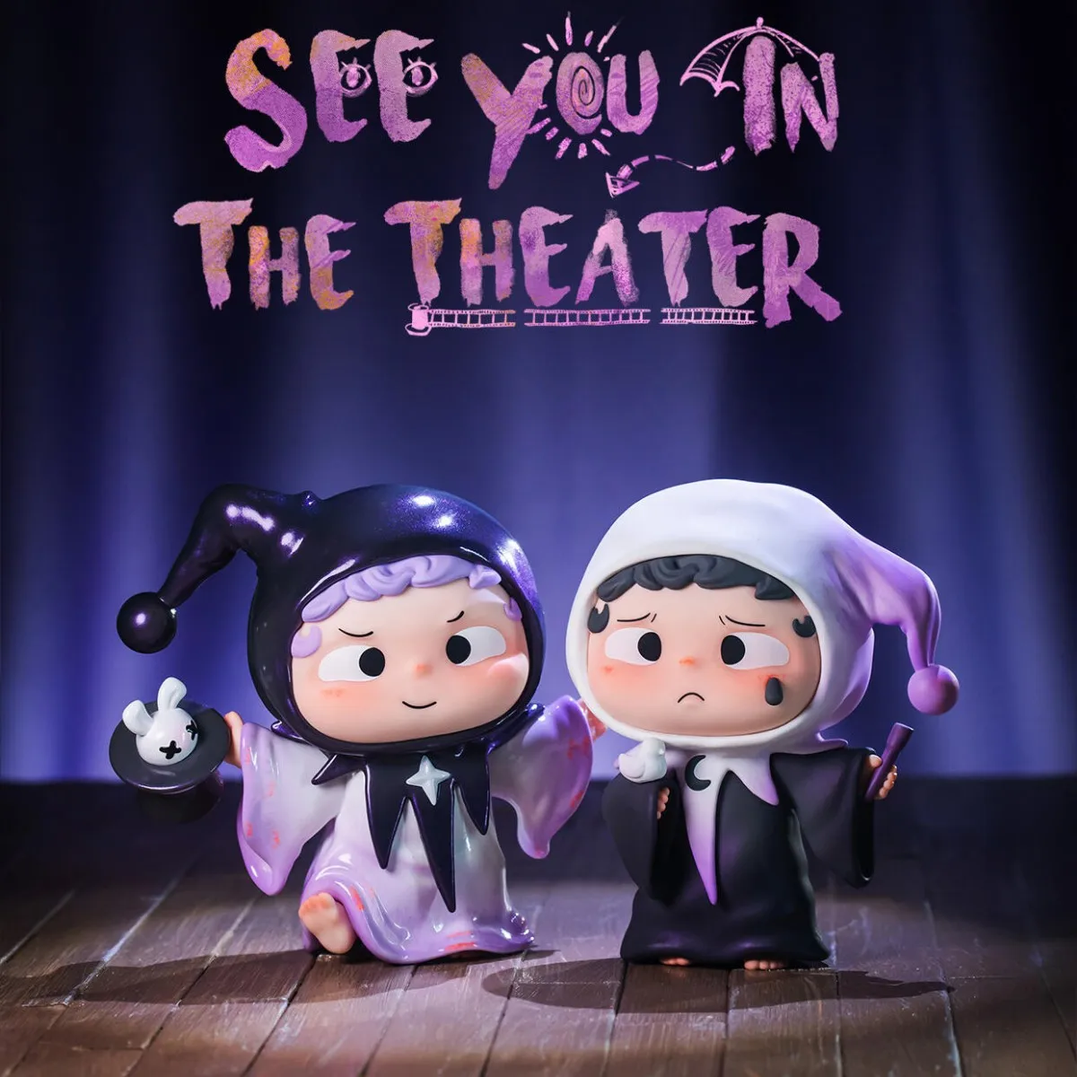 

Heyone Authentic Ozai See You In The Theater Series Blind Box Collectible Art Figure Decoration Ornament Gift For Anime Fans