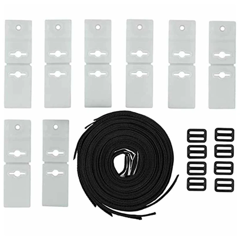 Pool Ruler Solar Cover Reel Attachment Kit Pool Cover Tightening Straps For Inground Swimming Pools