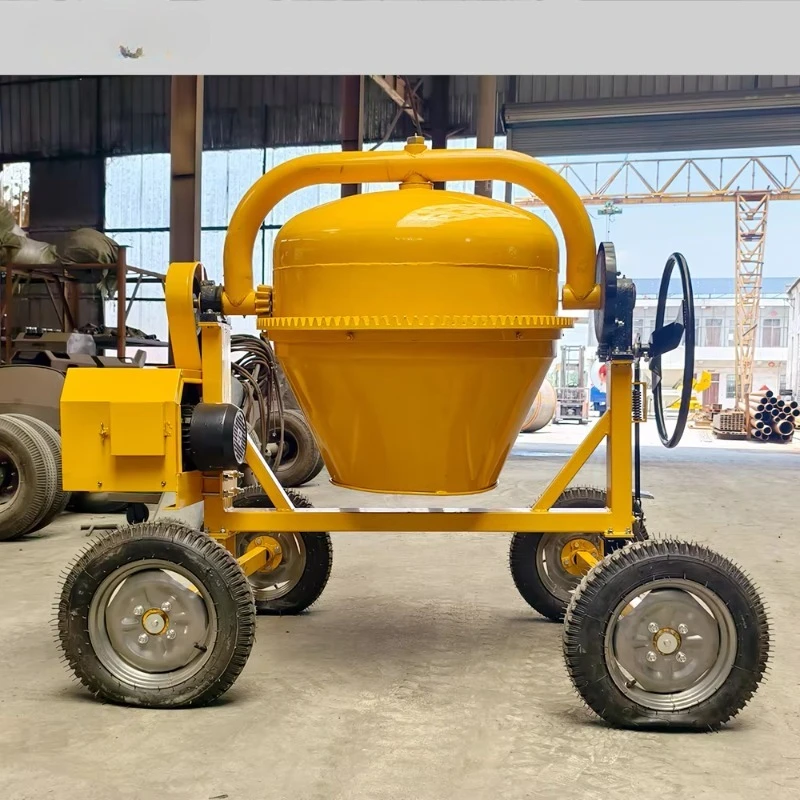 Factory Direct Sales Customized 350L 500L Small Concrete Mixer Machines Diesel Electric Cement Concrete Mixers