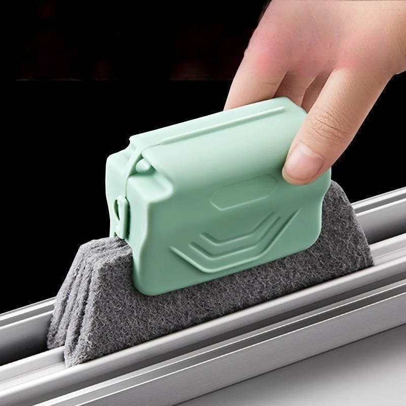 Multifunctional Window Groove Cleaning Brush High-Rise Outside Window Cleaning Artifact Door Gap Cleaning Tool