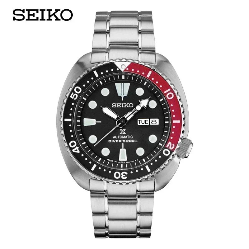 الأصلي SEIKO 5 التلقائي SPRE99K1 PROSPEX سلسلة رياضية الرجال ساعة مزدوجة التقويم الساعات الأعمال مقاوم للماء كوارتز ساعة اليد