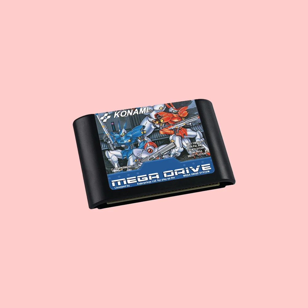 Contra The Hard Corps EUR Version Game Card For 16 bit Sega MD MegaDrive Genesis Consoles