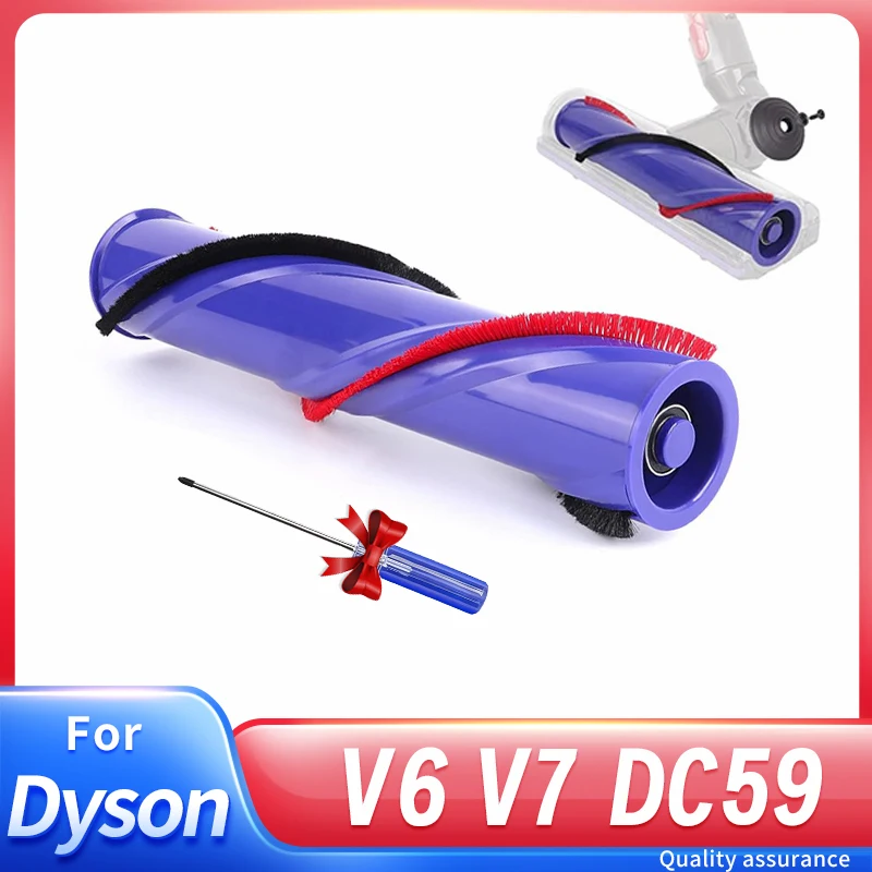 Roller Brush Roll Bar Accessories Set for Dyson V6 Cordless Vacuum Cleaner Spare Parts Compared to Part 966821-01 966084-01 part