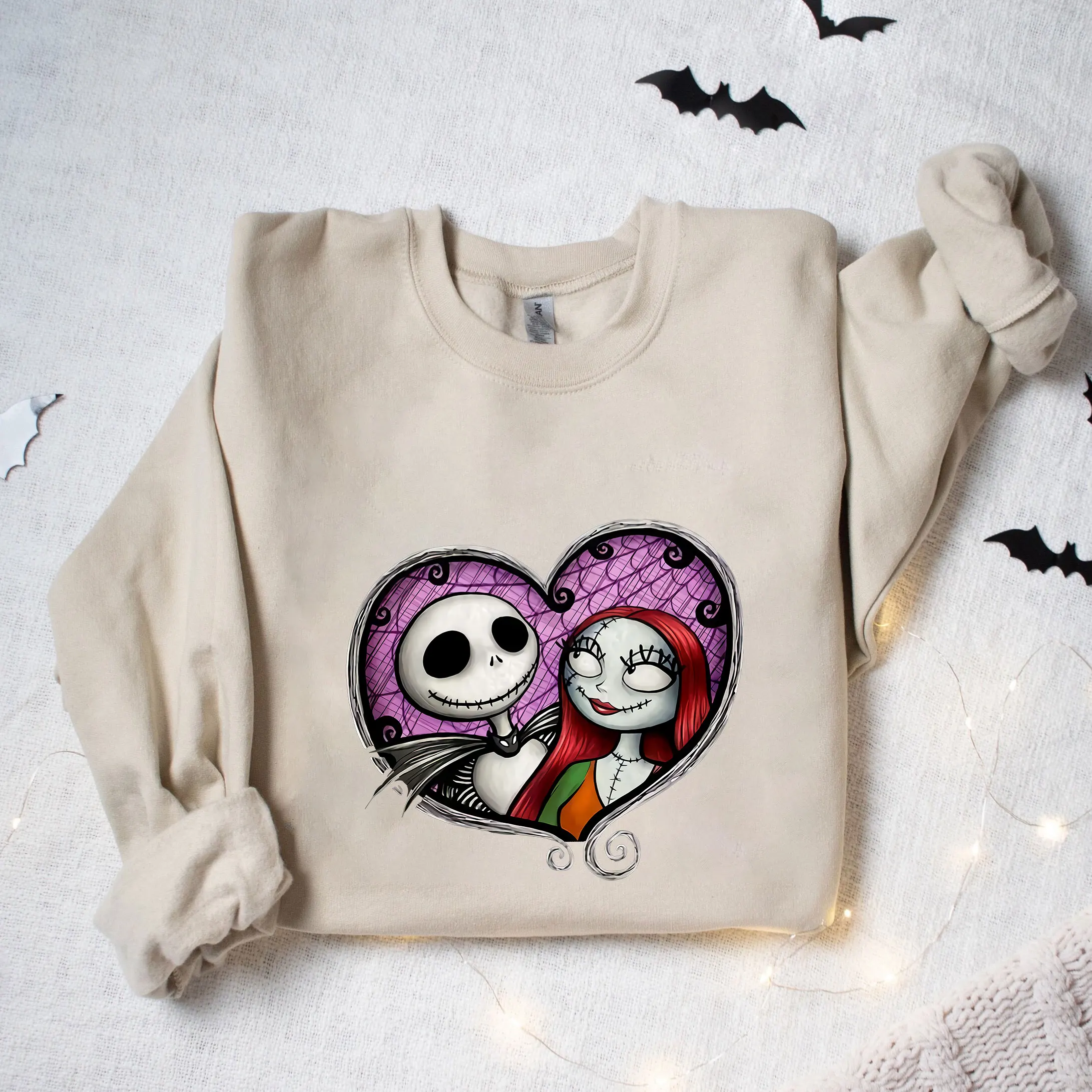 Halloween Jack Iron on Decals Sally Thermal Transfer Stickers Heat Press Patches on Clothes