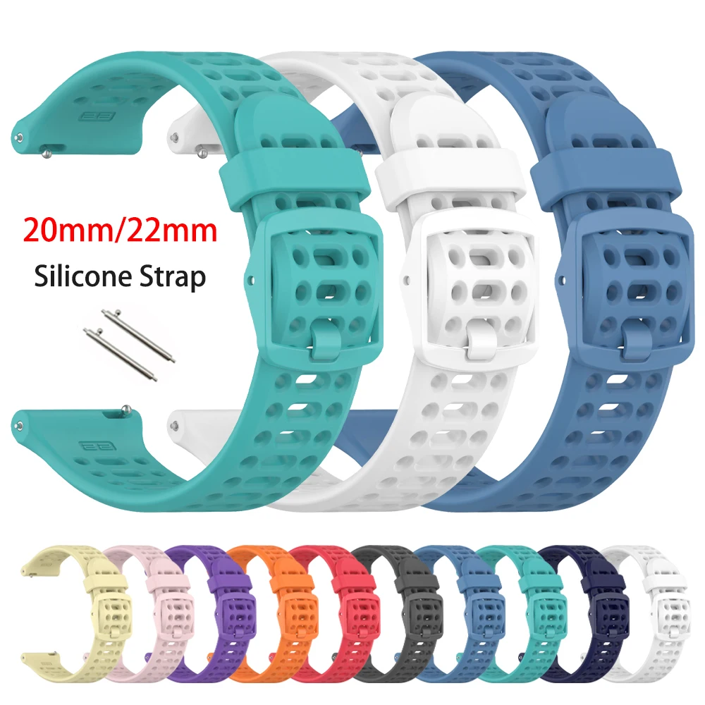 Silikonarmband für Xiaomi Watch 5, atmungsaktives Band, Xiaomi Watch color2/S4 S3 S2 S1 pro/Mi Watch 2 pro, 22 mm Armband-Zubehör
