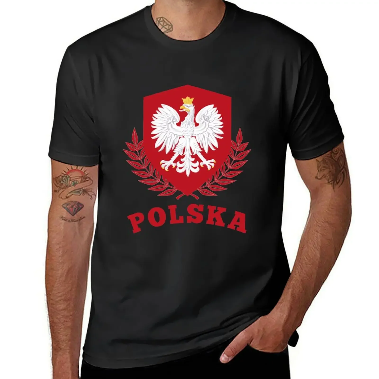 POLAND POLSKA POLAND T-Shirt anime stuff plain anime tshirt vintage mens clothes