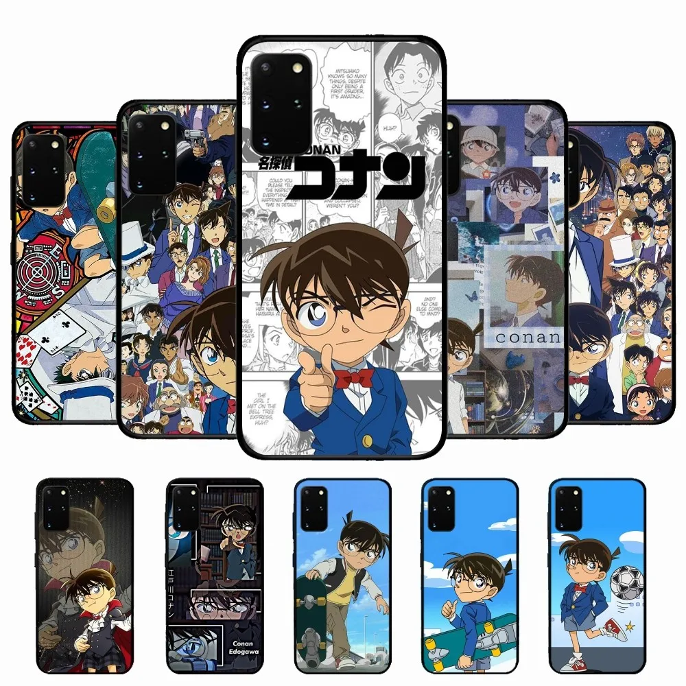 Japanese Cartoon D-Detective C-Conan Phone Case For Samsung S 9 10 20 21 22 23 30 23plus Lite Ultra FE S10lite Fundas