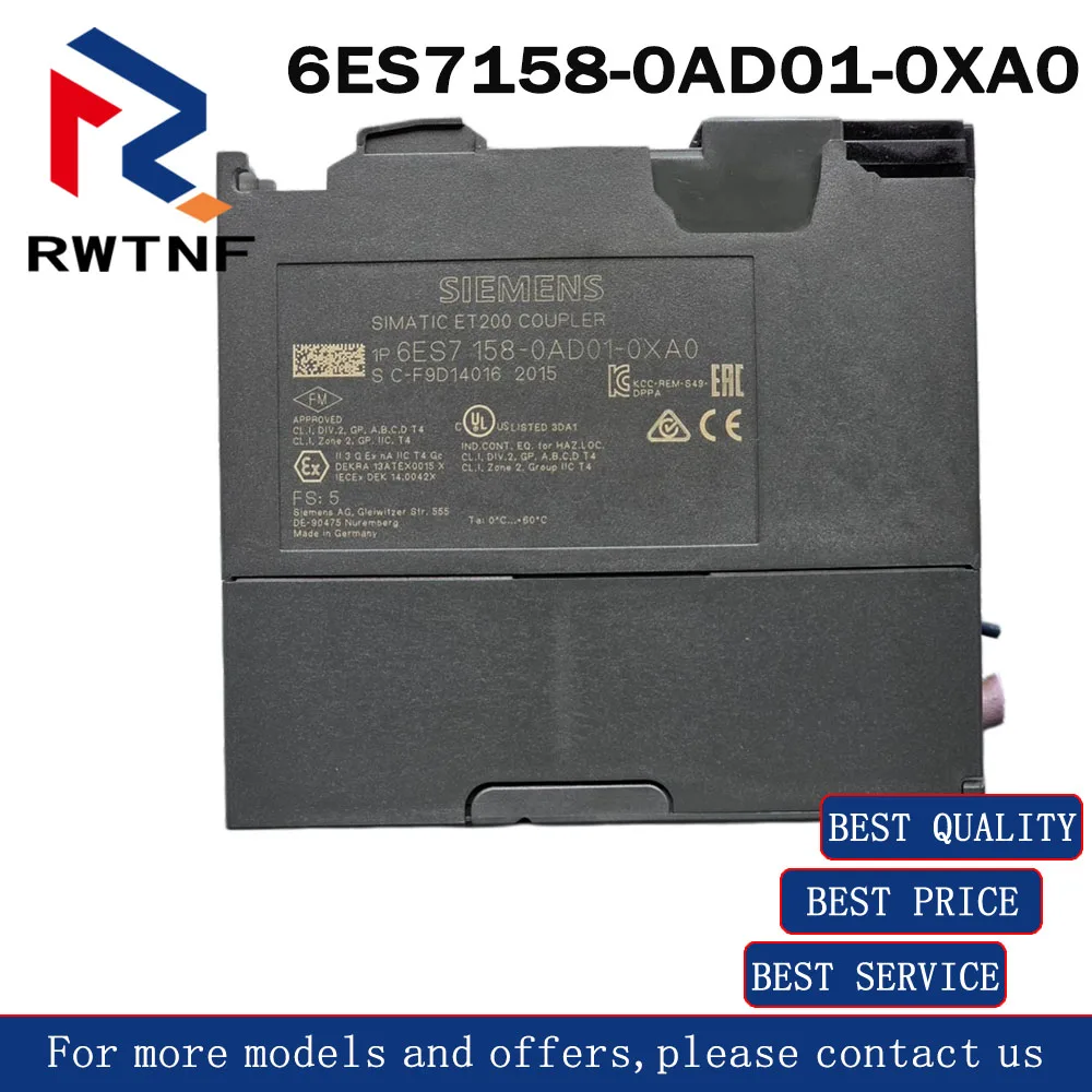 Módulo Acoplador DP/DP SIEMENS 6ES7158-0AD01-0XA0 Novo e Original, 100% original em estoque no armazém.