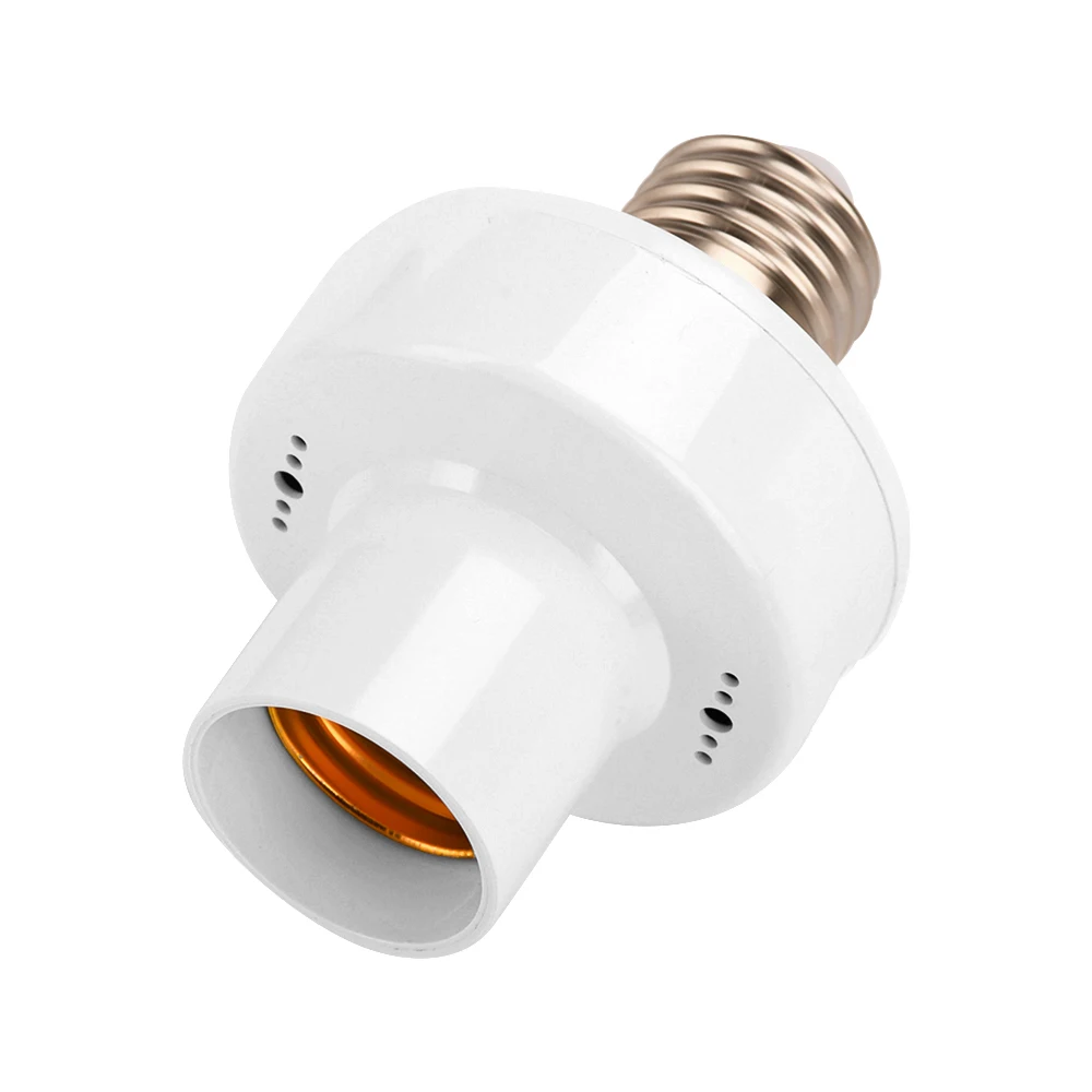 E27 LED lamp Base Smart Wireless Remote Control Switch Timer Switch  AC110-240V ON Off Light Bulb Base Socket Intelligent