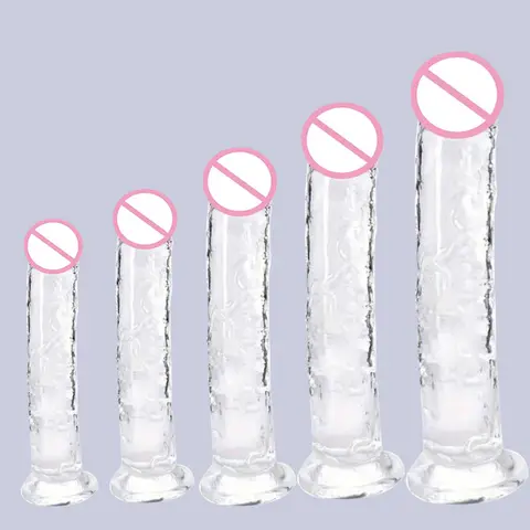 G Spot Anal Plug Jelly Dildo Peniss Realistic Soft Jelly Suction Cup Adult sexx Toy for Women and Men Vaginal and Anal Masturbator