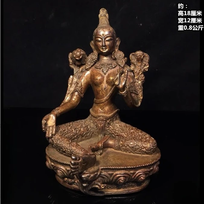 

Медная латунь КИТАЙСКИЕ поделки Азиатская изысканная китайская винтажная статуя тибетского буддизма Будда