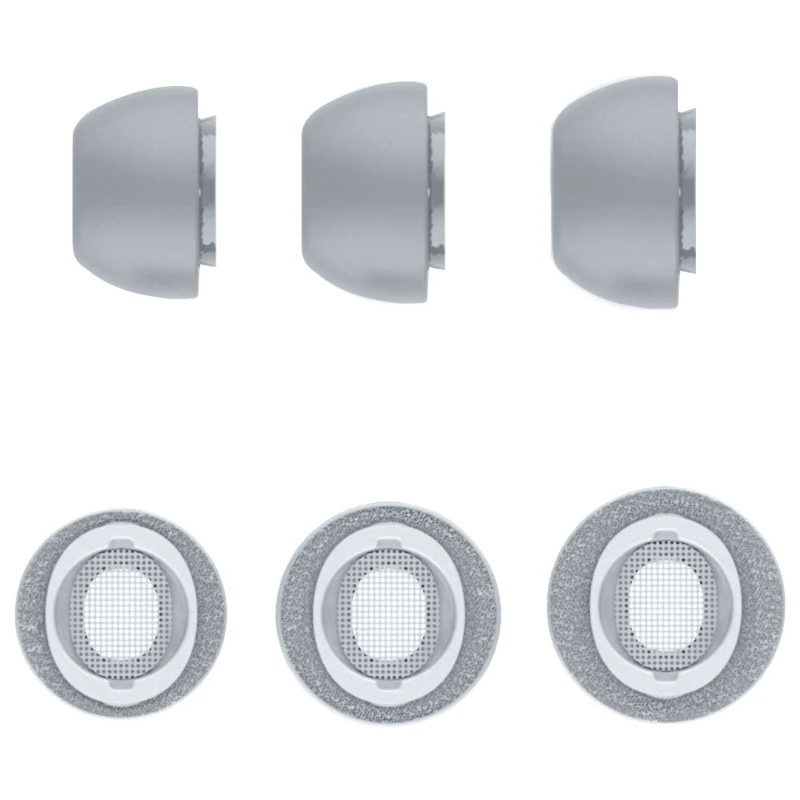 3 أزواج من أطراف الأذن الناعمة من الفوم للبراعم 3Pro، سدادات أذن محسنة لختم الصوت