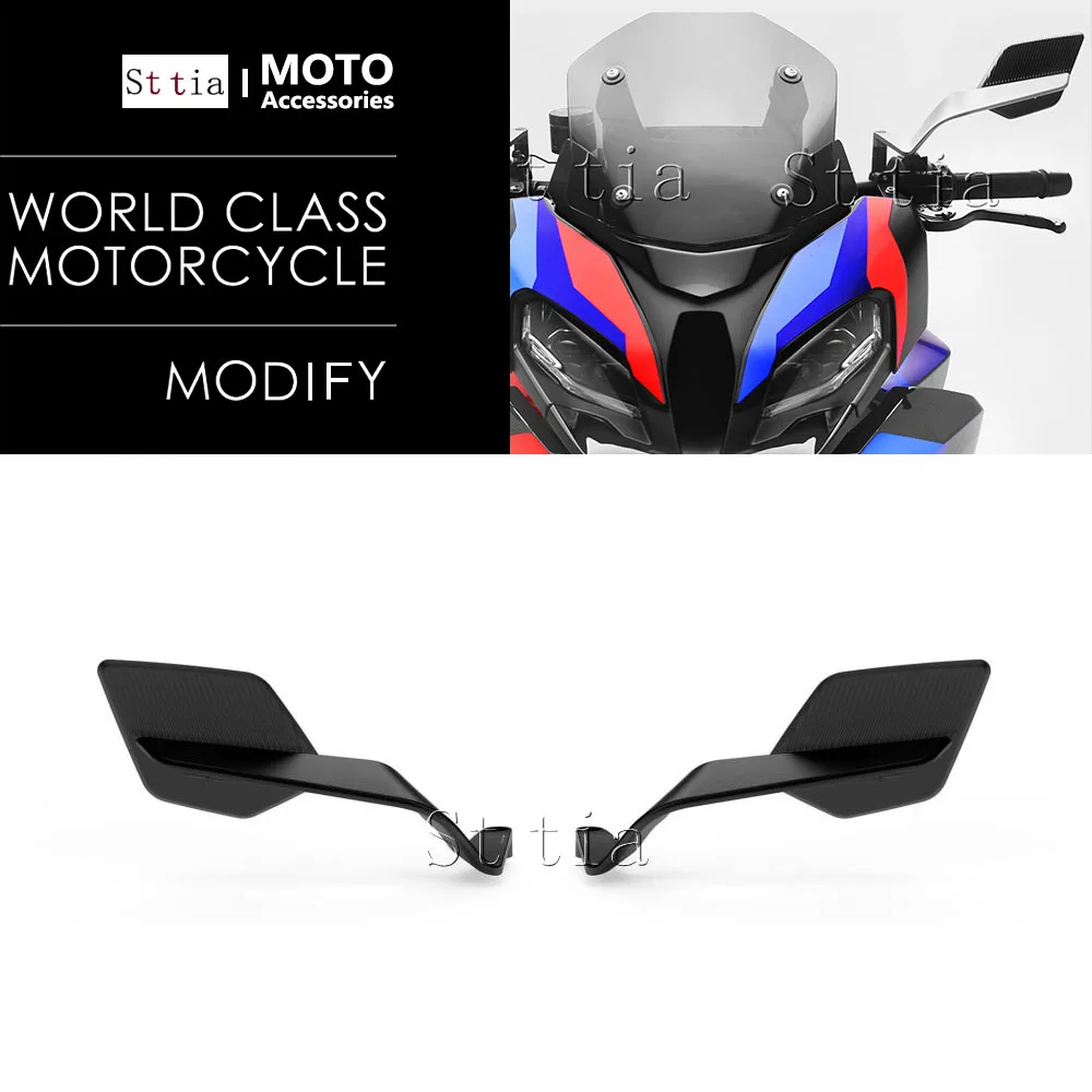 Für BMW M1000R M1000XR M1000 R M1000 XR Motorrad Rückspiegel Flügel Aerodynamische Aluminium Stealth Max Spiegel 2025 2024 2023