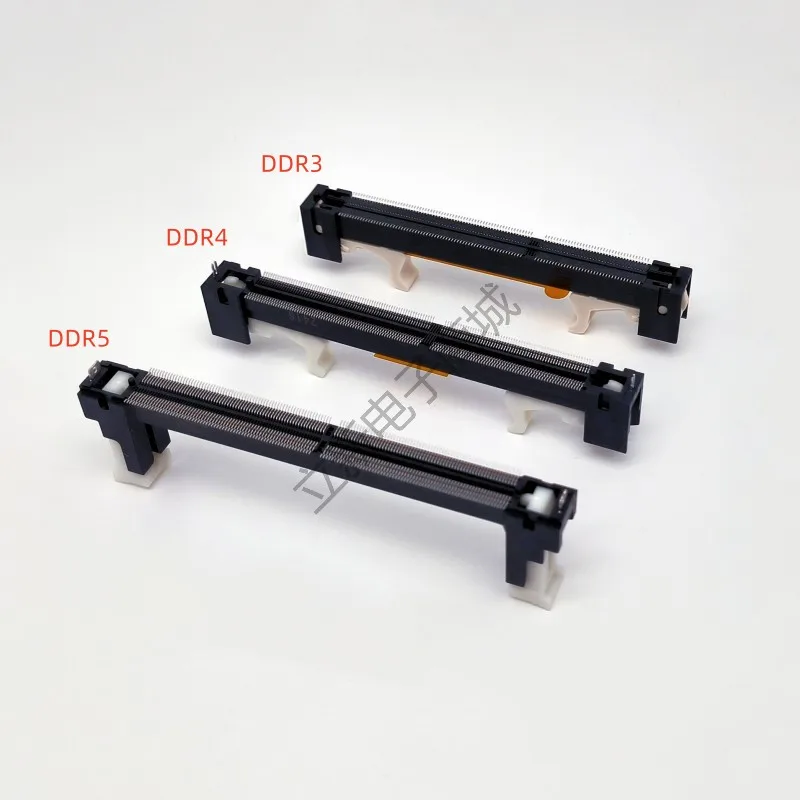 

DDR3 DDR4 DDR5 vertical surface mount socket card slot SMT upright type 204P vertical mounting 3rd generation 1.5V notebook