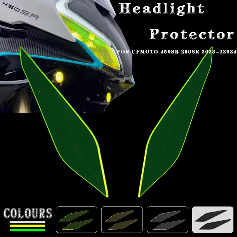 Motorcycle Accessories FOR CFMOTO 450SR 450 SR 250SR 250 SR 2023 2024 Motorcycle Headlight Guard Head Light Lens Cover Protector