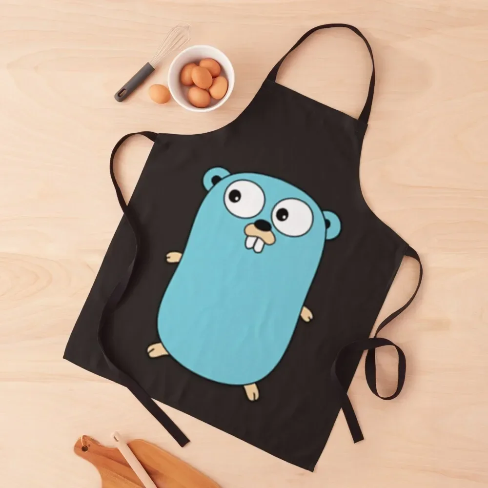 

Best Selling - Go Golang Gopher Merchandise Essential T-Shirt Apron useful gadgets for home For Men Apron