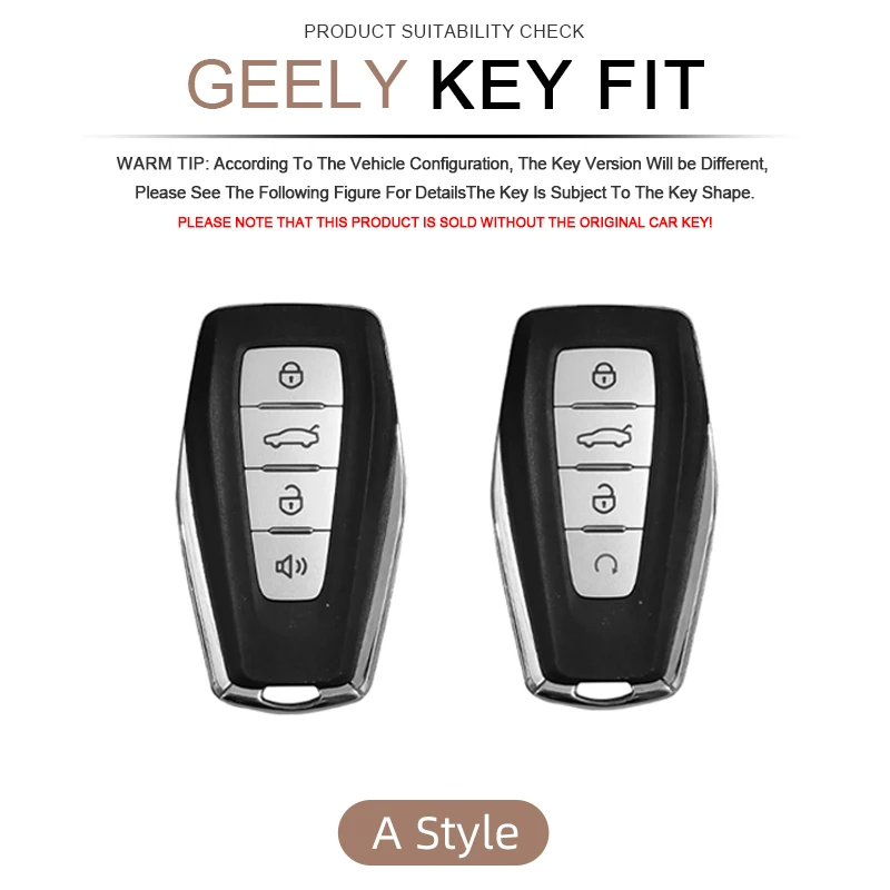 Leather Car Key Cover Case for Geely Emgrand Global Kulrey Hawk GX7 Okavango NL3 SUV GT GC9 Coolray X6 X7 EX7 Geometry C Shell