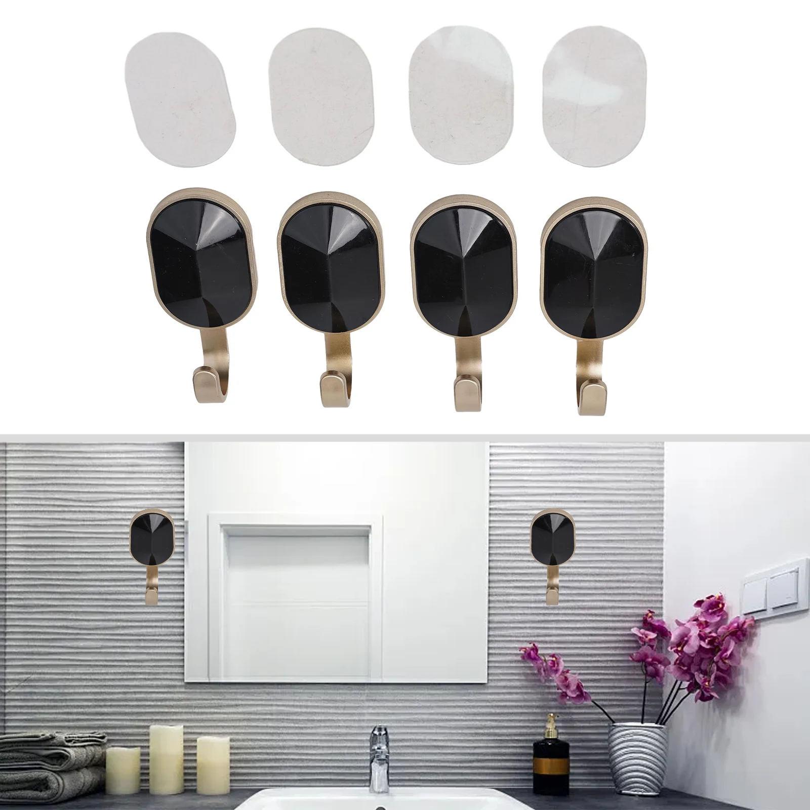 Set di 4 Ganci da Parete Multi - Home Bathroom Key recensione e prezzo