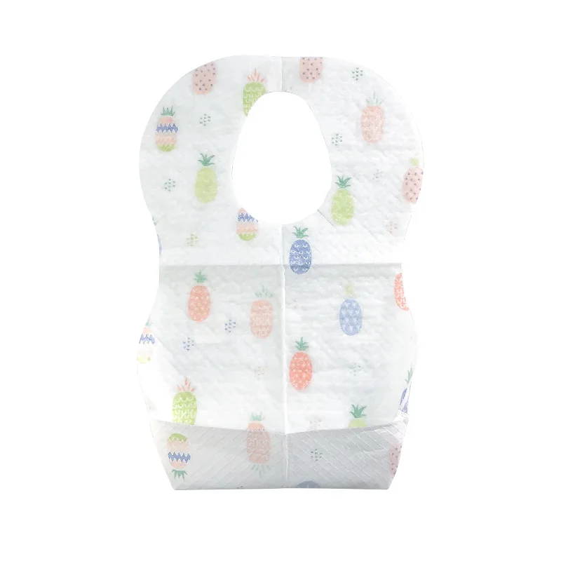 Disposable bib baby saliva napkin children\'s meal bag no-wash waterproof anti-dirty bib eating artifact portable super soft