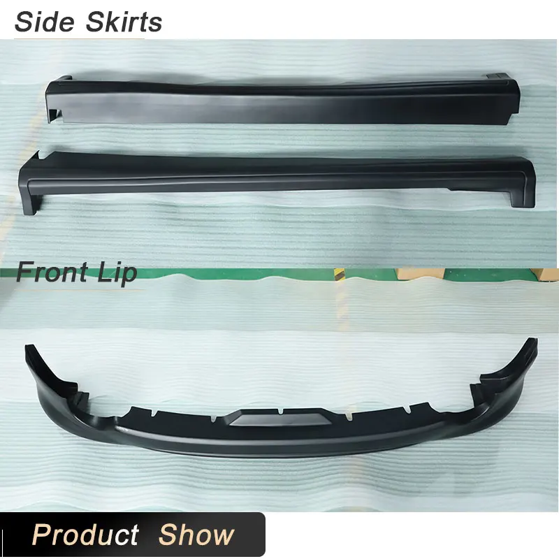 Car Body Kits For Infiniti FX35 2009-2012 Auto Racing Front Bumper Lip Rear Splitters Side Skirts Door Apron Lip PP Black Primer