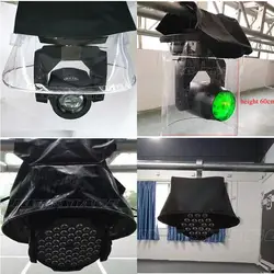 Beam Moving Head Rain Cover Beam 7r Stage Light Rain Snow Coat Rain Cover Par light 18 Waterproof Transparent Crystal Plastic