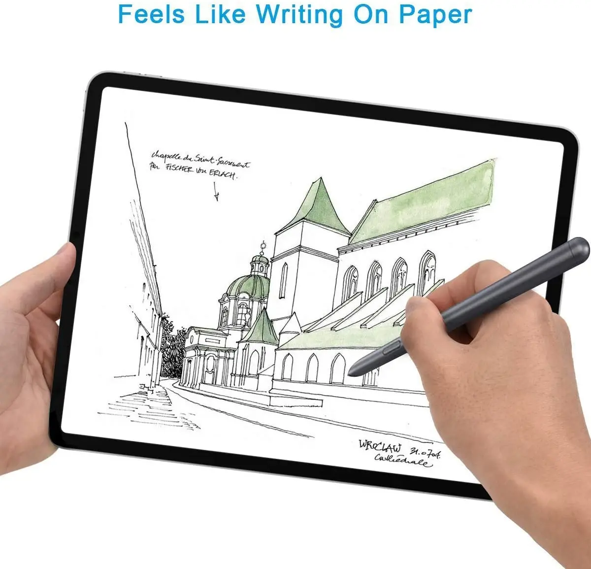 2Pcs Like Writing on Screen Protector For Samsung Galaxy Tab S7 S 7 FE Plus Lite S7FE S7Plus 12.4 Drawing Anti-Glare Mate film