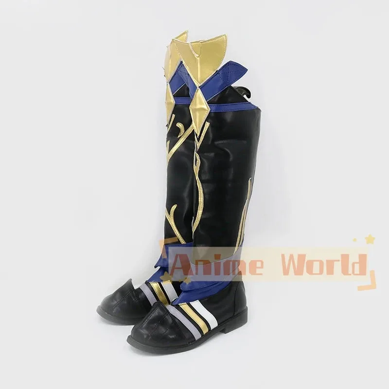 Sepatu Cosplay Alear Protagonis Pria Fire Emblem Engage 2025 11, Boots Karnaval Halloween, Dibuat Sesuai Pesanan