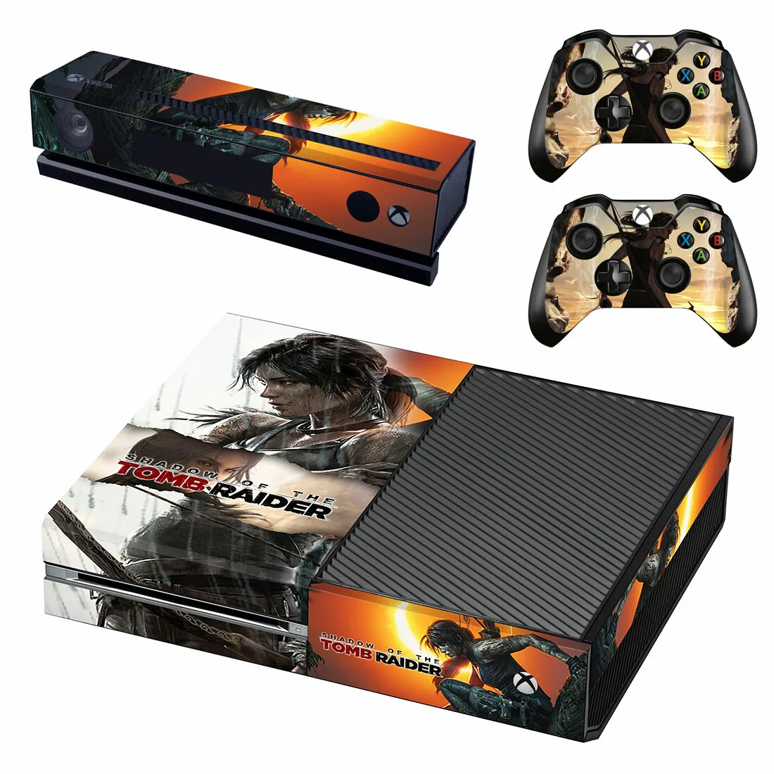 Tomb Raider For Xbox One Skin Sticker Cover For Xbox One Console and 2 Controllers