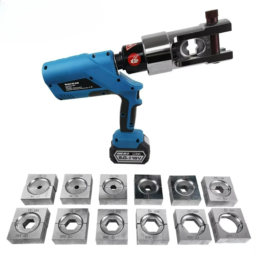 أداة تجعيد البطارية التي تعمل بالطاقة الكهربائية سعة 18 طن EZ-630