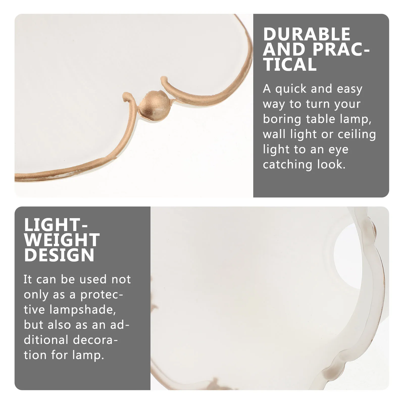 Glass Ceiling Light Cover Lamp Shade Pendant Light Shade Home Lampshades Protective Lamp Guard for Living Room Kitchen