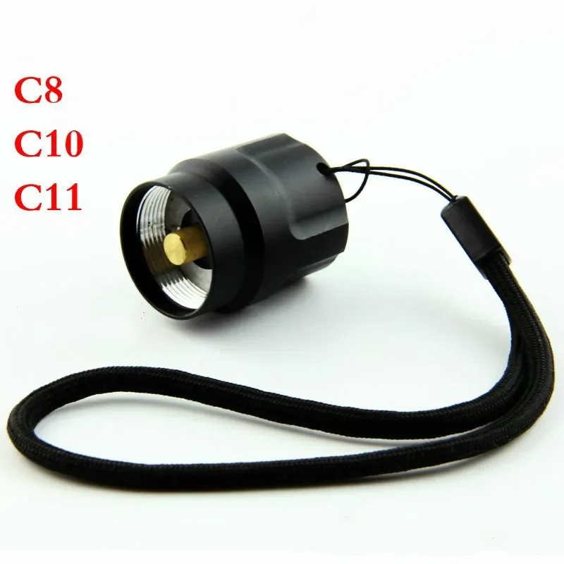 C8 Q5 Flashlight Switch Assembly Tail Accessories Torch Tail Switch Set