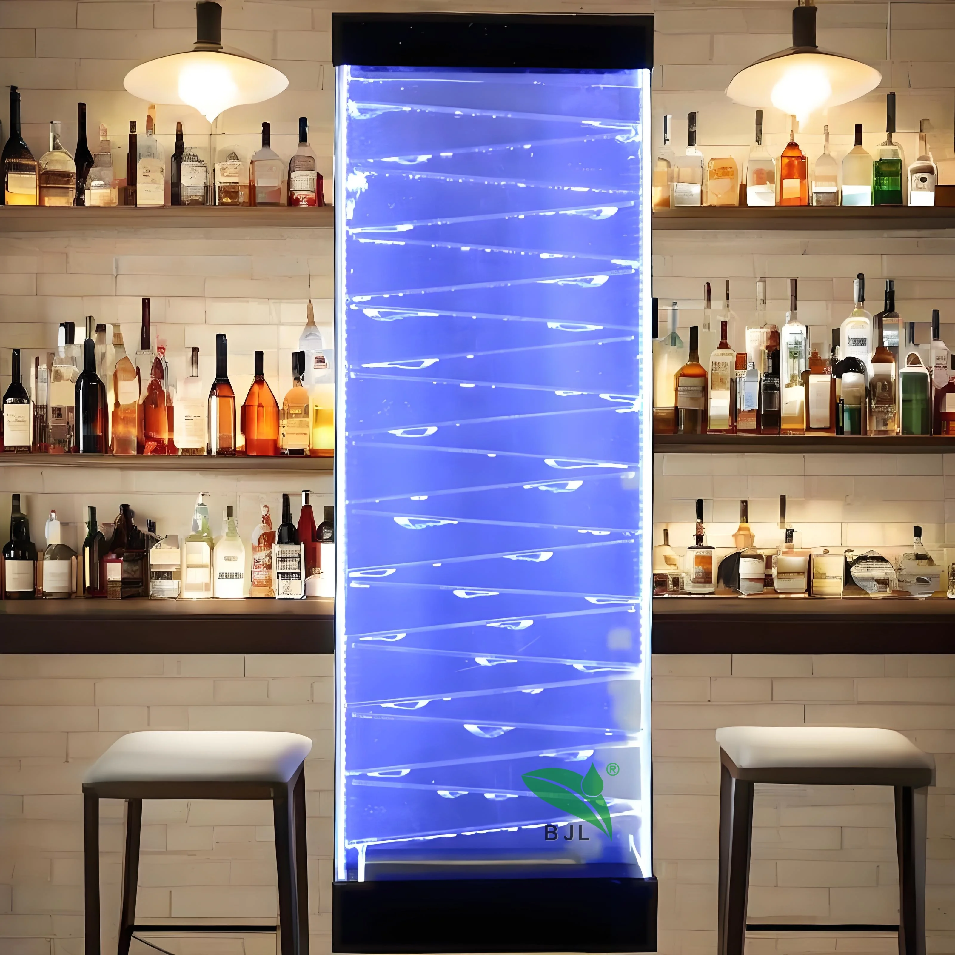 

Customization.Top Quality Decor Cheap Led Changing Lights Lamps Water Bubble Lighting Wall