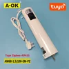 A-OK 투야 지그비 커튼 모터, RF433 제어, 투야 앱, 485, 건식 접촉 제어, 알렉사, 구글 홈용, AM68, 65W, 100-240V, 신제품 1