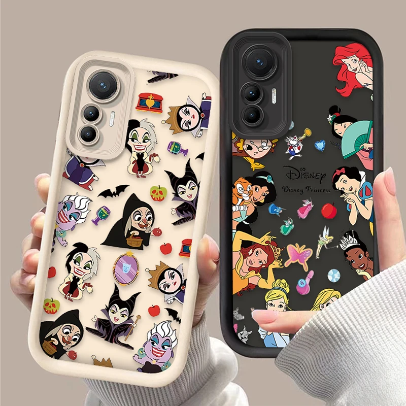 Disney Princess Villain Soft Case for Xiaomi 14T 13T 12T 11T 13 12 11 Lite 5G NE POCO X6 X5 F6 F5 F3 X4 GT X3 NFC M5S C65 M6 Pro