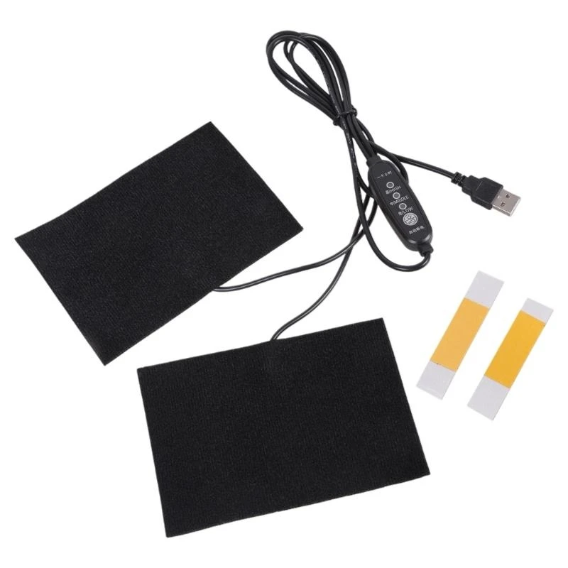 

M68B Intelligent Temperature Control Heated Grips USB Powered Handlebar Covers Heated Handle Grips for Motorcycles & Bike