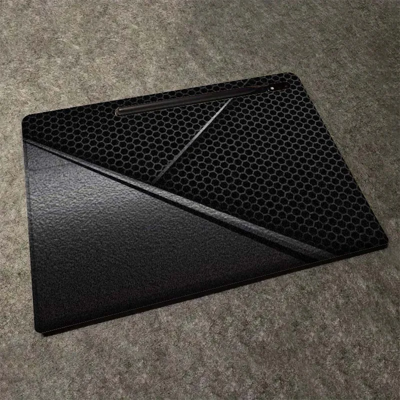 ألياف الكربون الفاخرة شعبية لسامسونج غالاكسي تاب S9 S10 S6 S7 S8 FE زائد لايت بوصة غطاء قابل للطي اللوحي #6