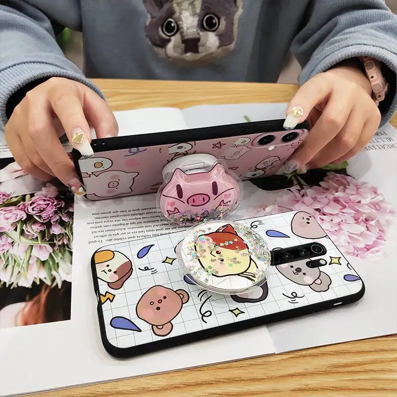 Soft Case Cartoon Phone Case For Samsung Galaxy A06/SM-A065F/M Fashion Design Glitter phone lens protection Durable TPU