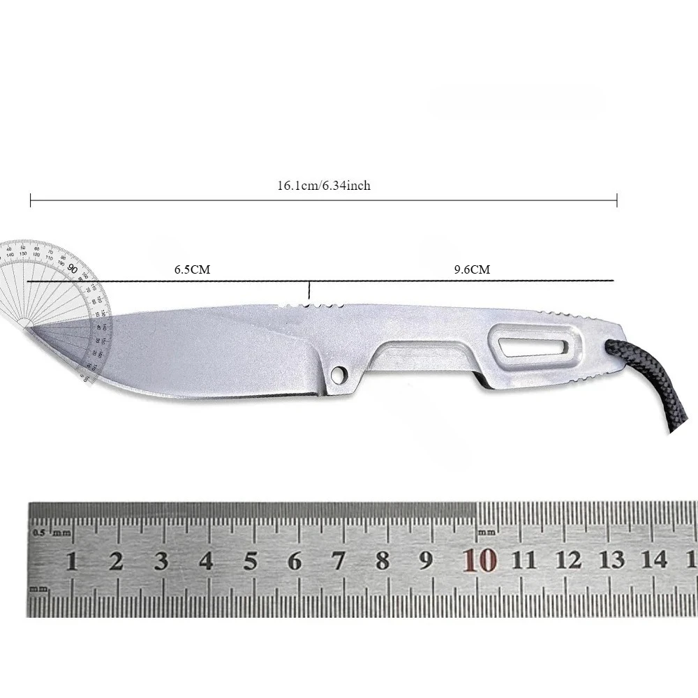 رائجة البيع قسط الجودة شفرة مثبتة سكين في الهواء الطلق الترفيه تسلق الجبال الرحلات الشواء EDC الدفاع عن النفس الصيد المحمولة