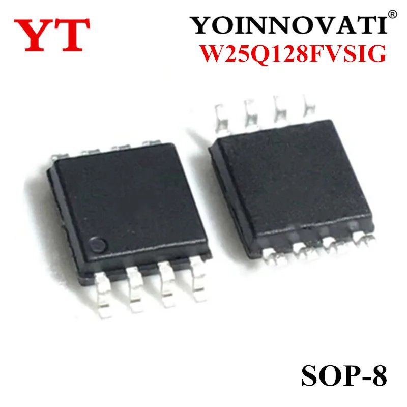 50pcs/Lot W25Q128FVSIG W25Q128 W25Q128FVSSIG 25Q128FVSSIG 25Q128FVSIG 25Q128 SOP-8 IC