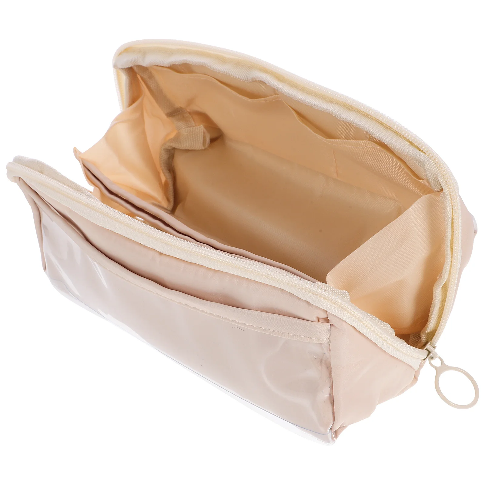 

Hard Sided Zipper Pencil Case Bag Convenient Decorative Stationery Fabric Marker Organizer