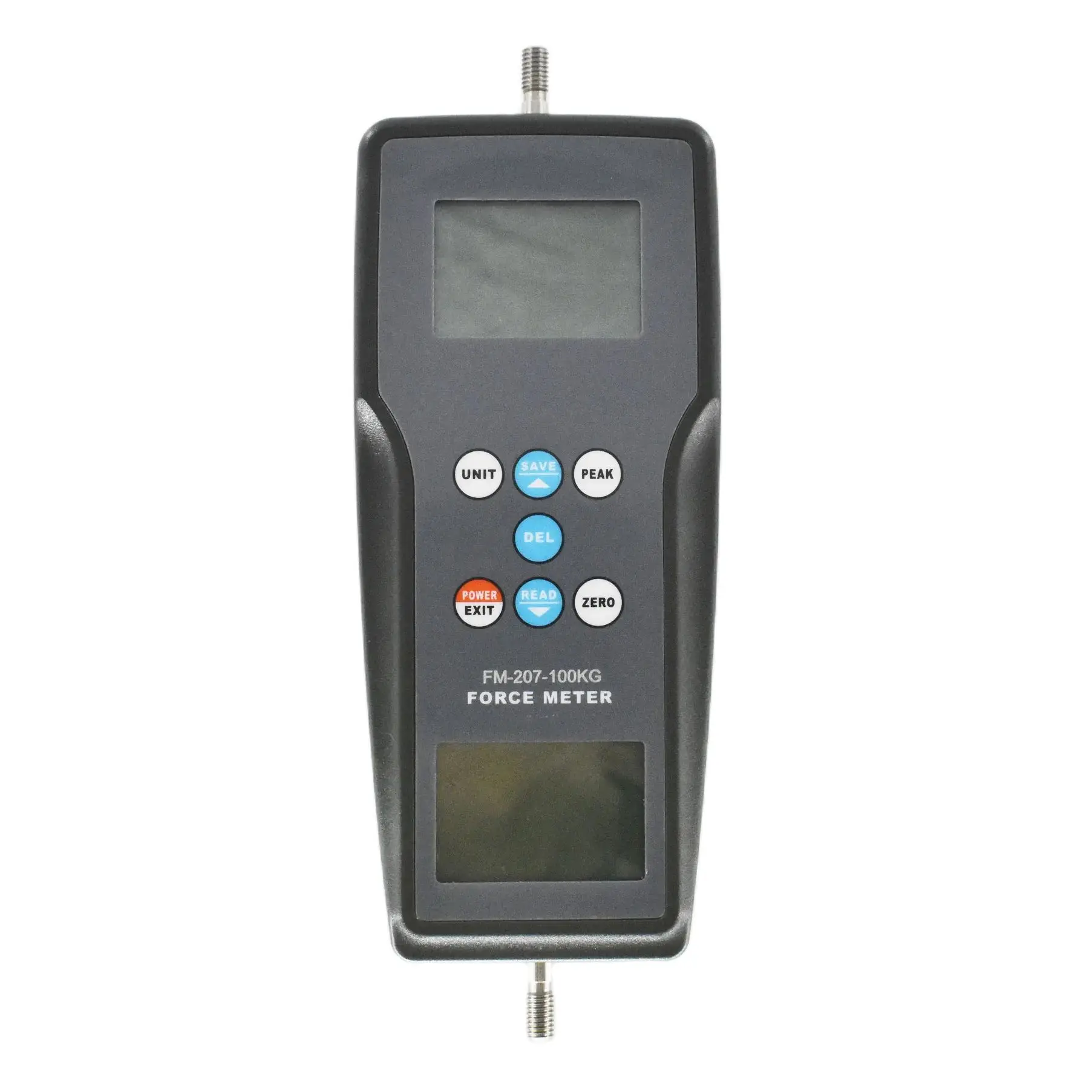 جهاز اختبار قوة السحب والدفع الرقمي 980N FM-207-100K مقياس الدينامومتر Kgf، gf، N، Lbf