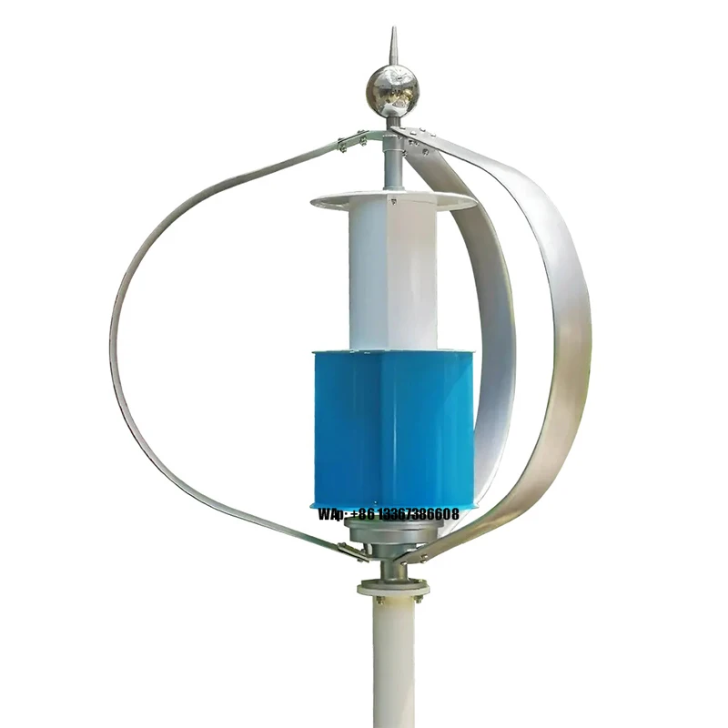 

Low Noise 12V 24V 300W 400W 500W Q-type Vertical Axis Wind Power Turbine Generator