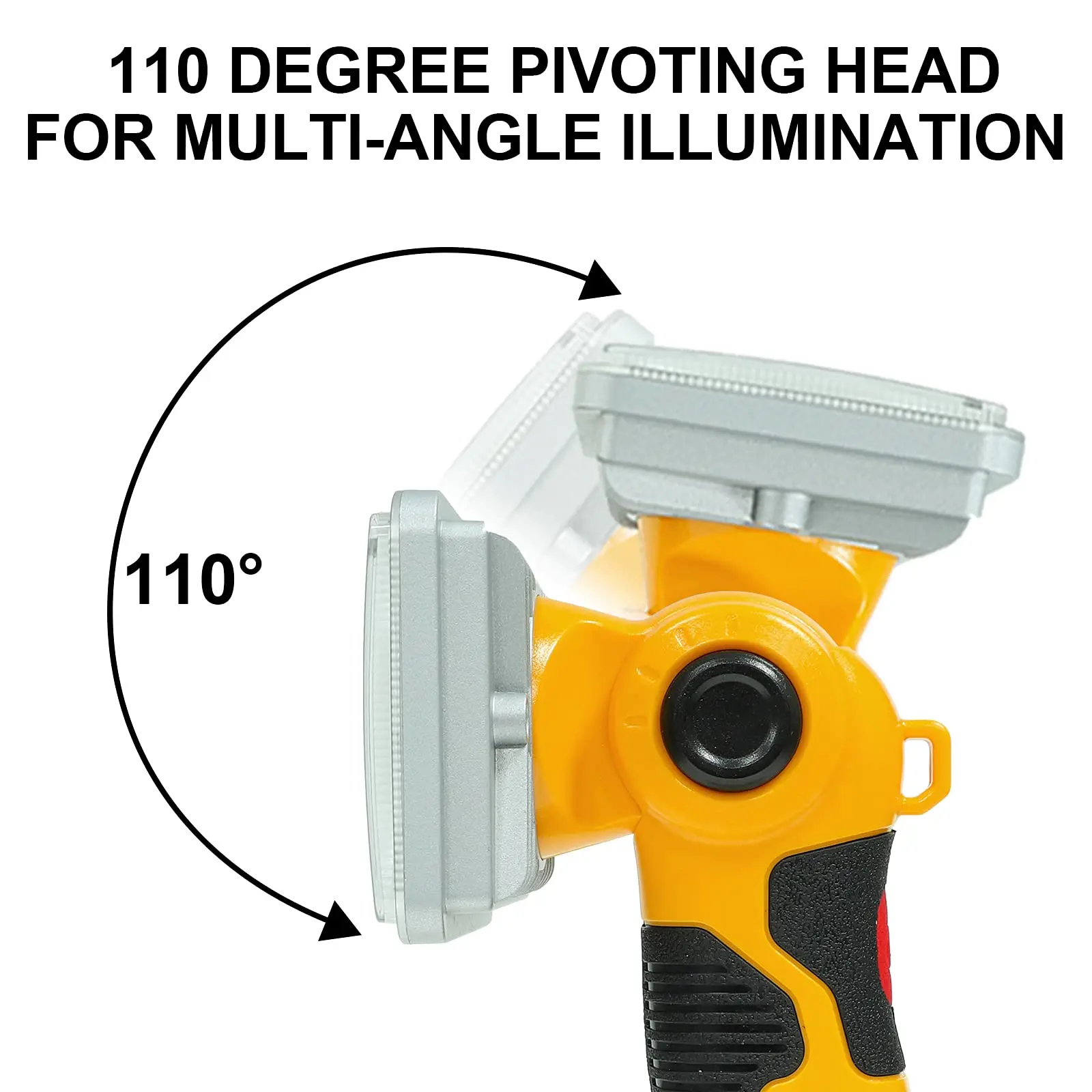For Dewalt 20v Work Light 18W 2000LM Portable Floodlights Spotlight with USB Charging Port for Repairing Garage Camping Jobsite