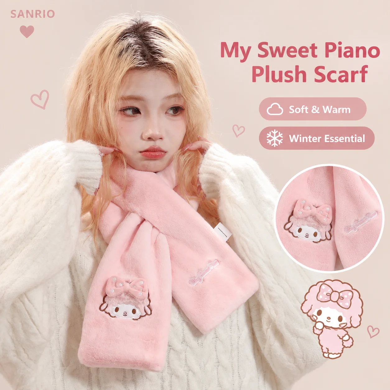 Winter Clothing Earmuffs - Sanrio My Sweet Piano Autumn Winter
